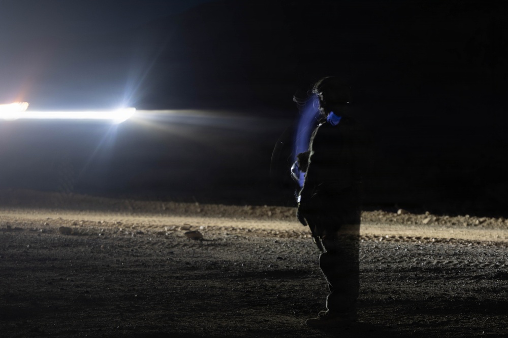 U.S. Marines with 3d AA Bn. participate in live-fire range