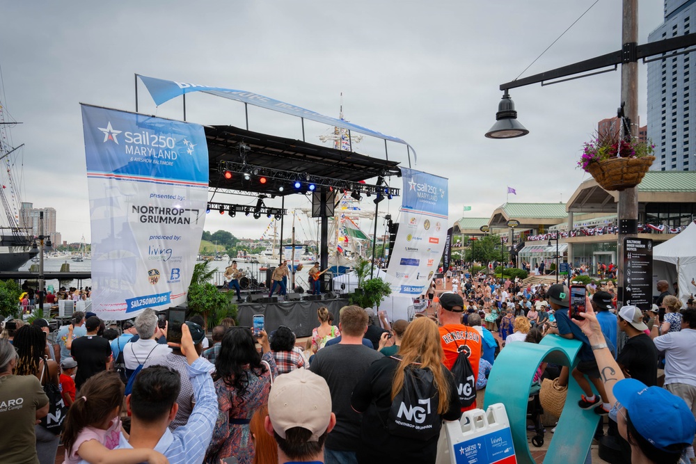 Quantico Marine Band Performs at SAIL250 Maryland