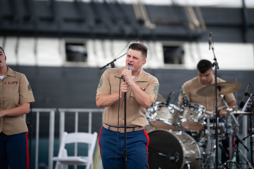 Quantico Marine Band Performs at SAIL250 Maryland