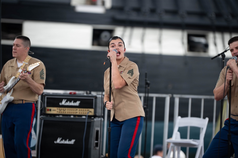Quantico Marine Band Performs at SAIL250 Maryland
