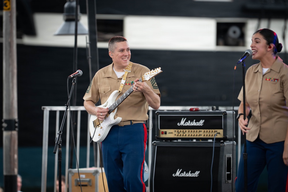 Quantico Marine Band Performs at SAIL250 Maryland