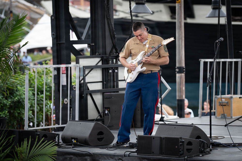 Quantico Marine Band Performs at SAIL250 Maryland