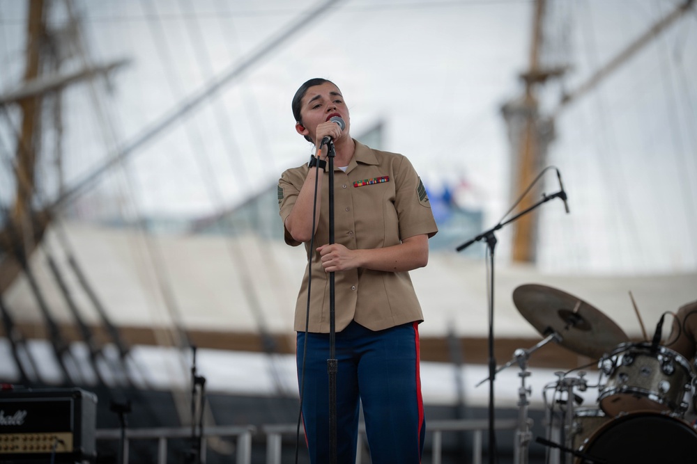 Quantico Marine Band Performs at SAIL250 Maryland