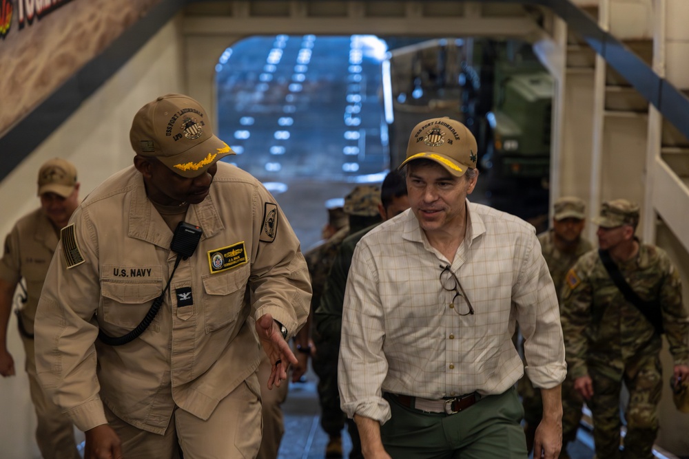 LCF-24: John M. Barrett Tours USS Fort Lauderdale