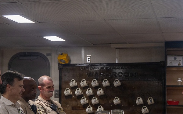 LCF-24: John M. Barrett Tours USS Fort Lauderdale