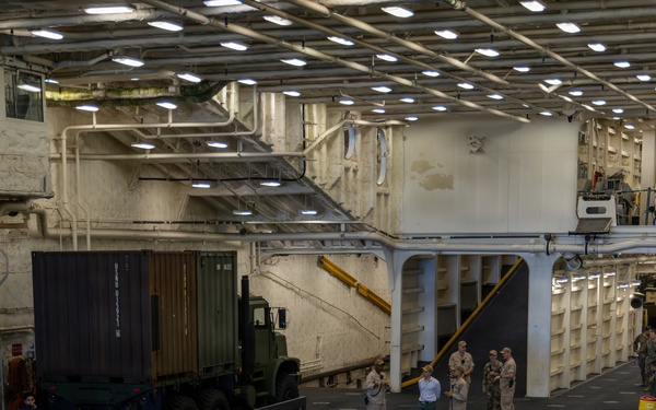 LCF-24: John M. Barrett Tours USS Fort Lauderdale