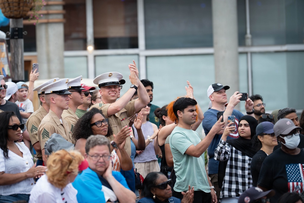 Quantico Marine Band Performs at SAIL250 Maryland