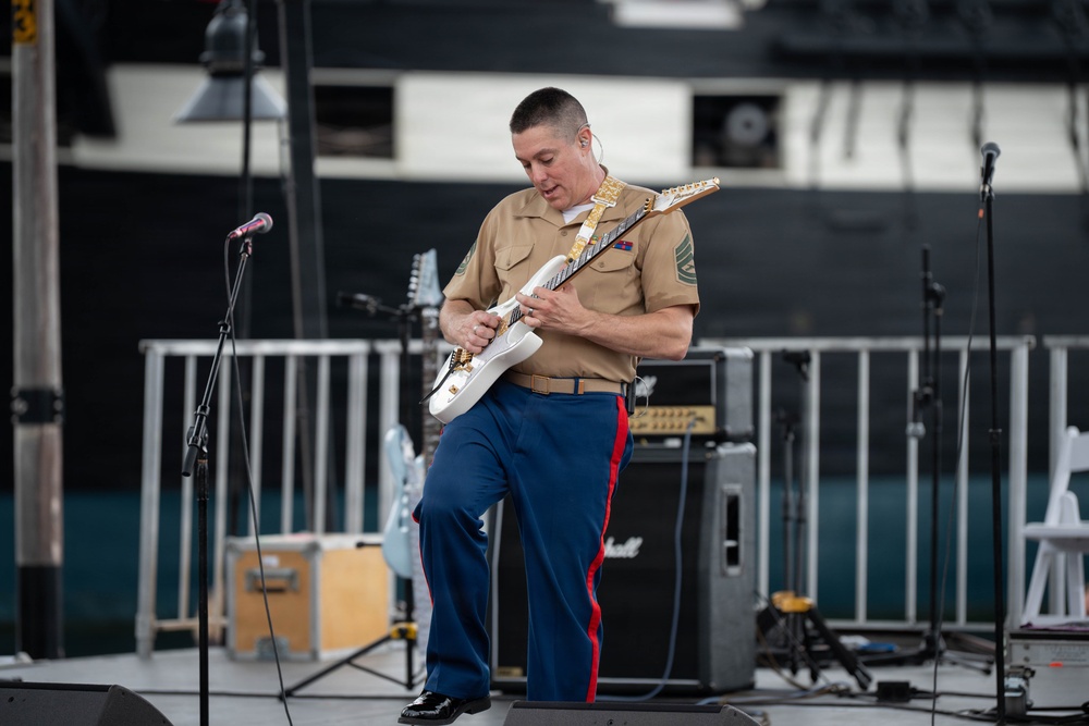 Quantico Marine Band Performs at SAIL250 Maryland