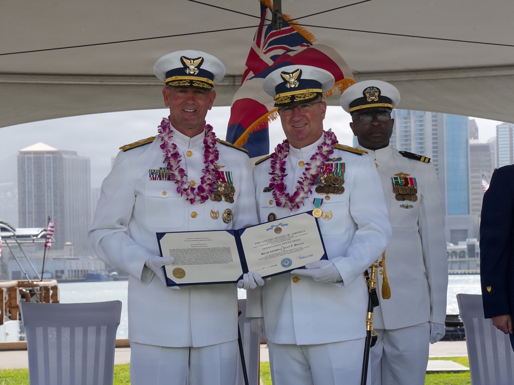 Coast Guard Oceania District holds change of command ceremony in Honolulu