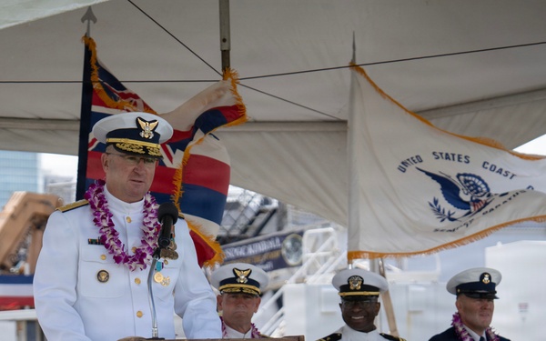 Coast Guard Oceania District Holds Change Of Command Ceremony