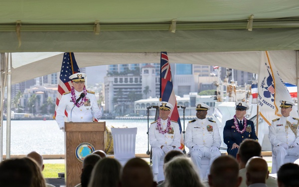 Coast Guard Oceania District Holds Change Of Command Ceremony
