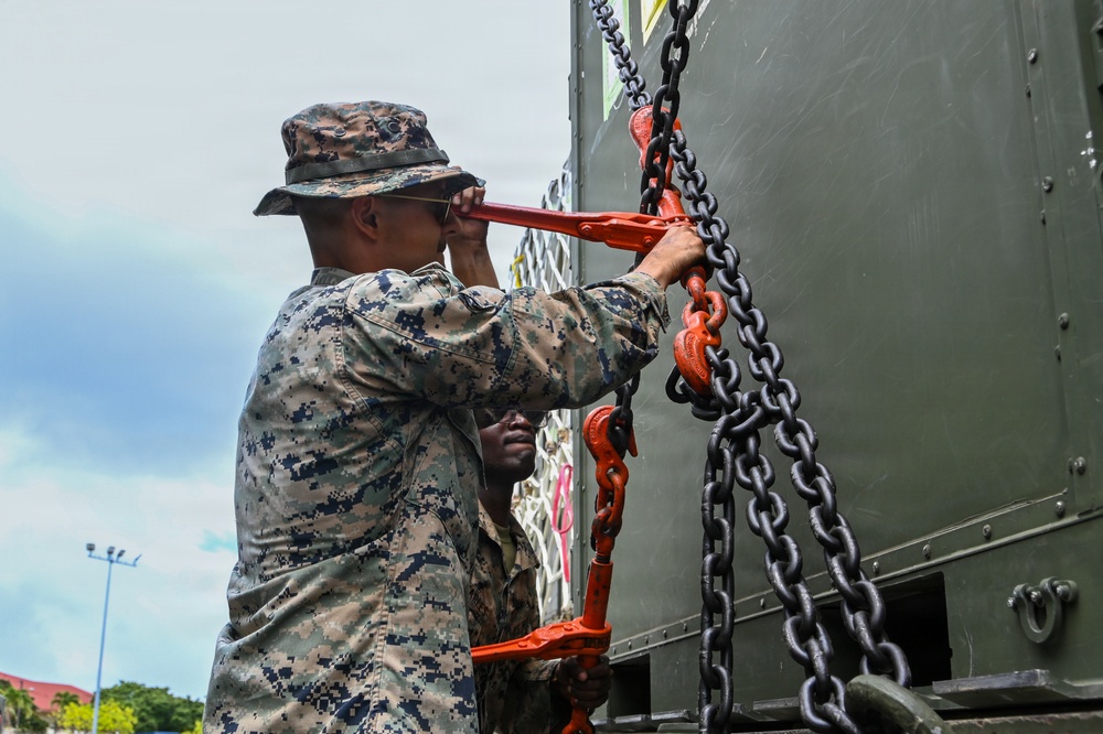 735 AMS aids USMC, Australian Defense Force in RIMPAC cargo movement