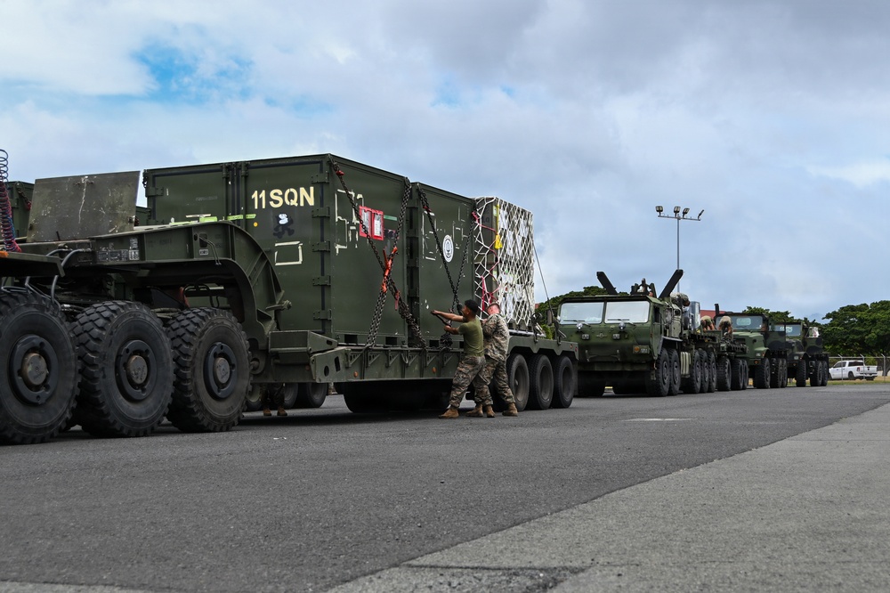 735 AMS aids USMC, Australian Defense Force in RIMPAC cargo movement
