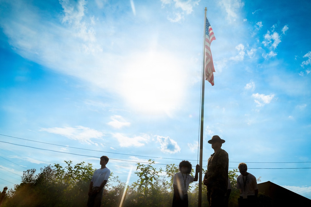 American Legion Boys State Flag Folding Lesson