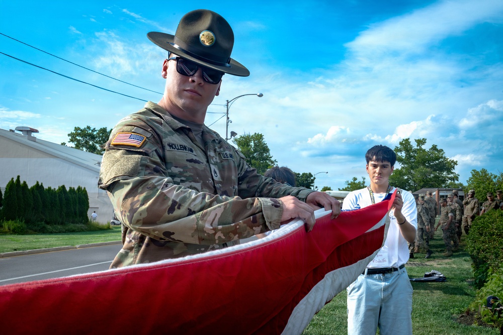 American Legion Boys State Flag Folding Lesson