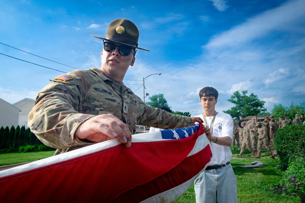 American Legion Boys State Flag Folding Lesson