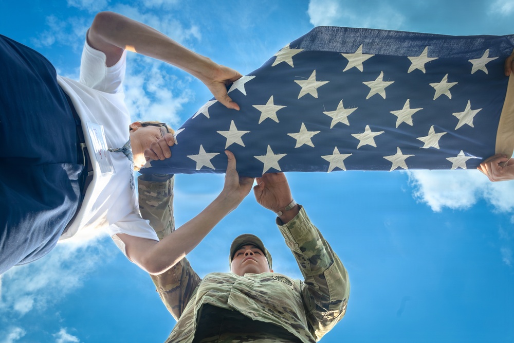American Legion Boys State Flag Folding Lesson