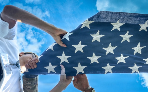American Legion Boys State Flag Folding Lesson
