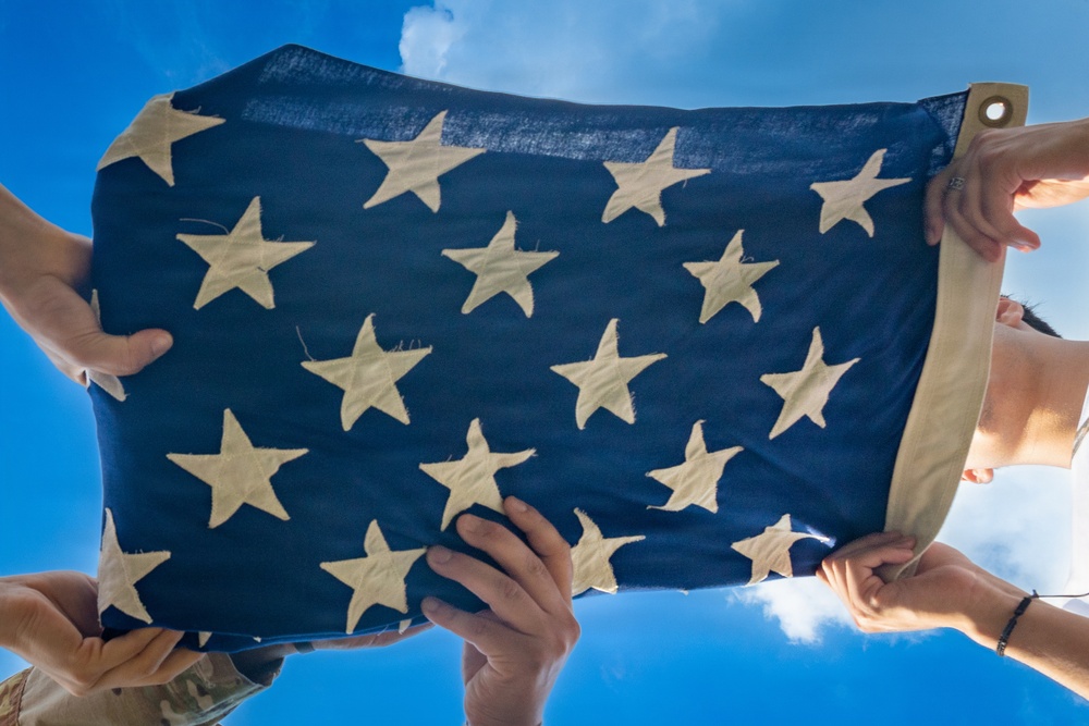 American Legion Boys State Flag Folding Lesson