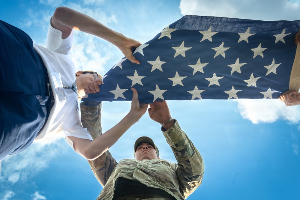 American Legion Boys State Flag Folding Lesson