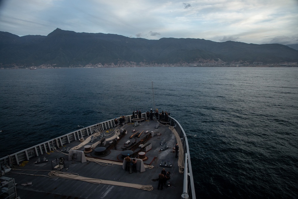 LCF-24: USS Fort Lauderdale Ports in La Guaira, Venezuela
