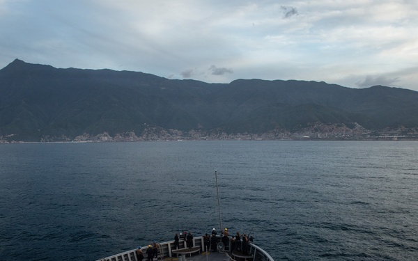 LCF-24: USS Fort Lauderdale Ports in La Guaira, Venezuela