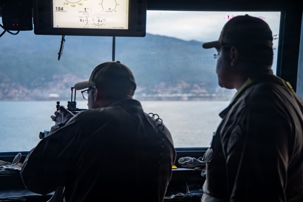 LCF-24: USS Fort Lauderdale Ports in La Guaira, Venezuela