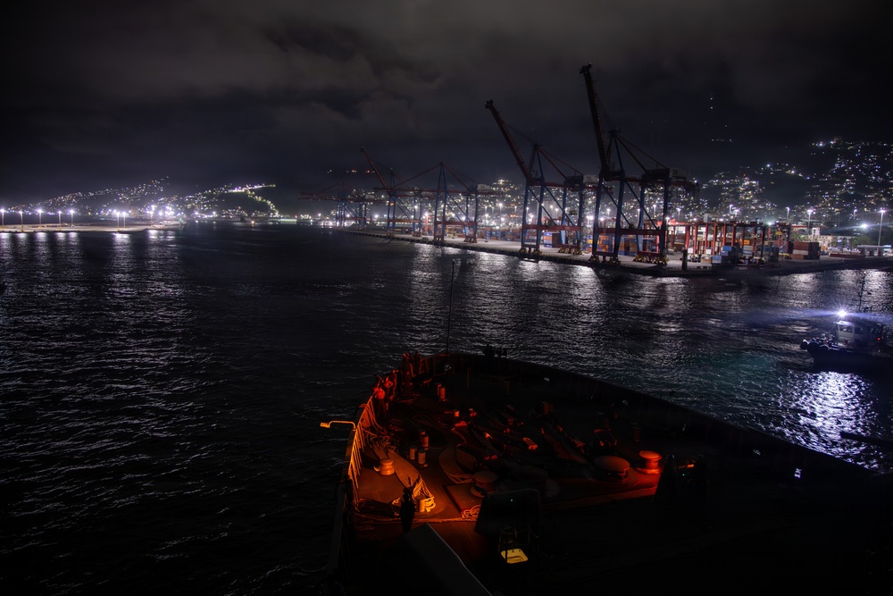 LCF-24: USS Fort Lauderdale Ports in La Guaira, Venezuela