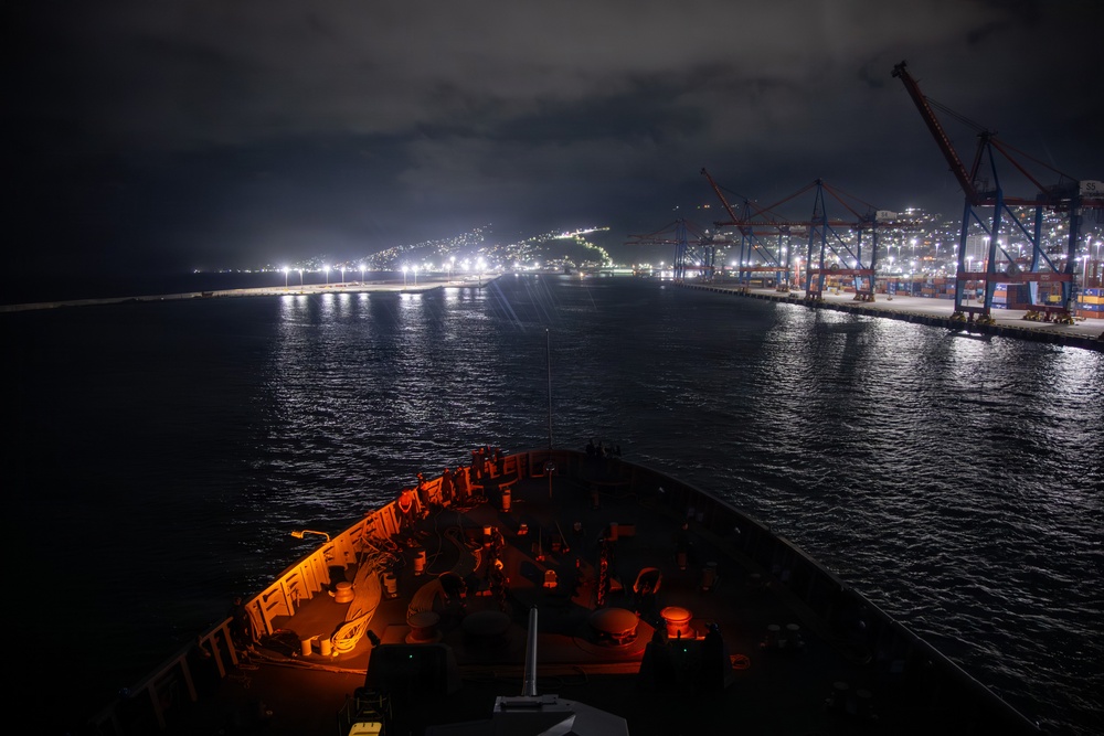 LCF-24: USS Fort Lauderdale Ports in La Guaira, Venezuela
