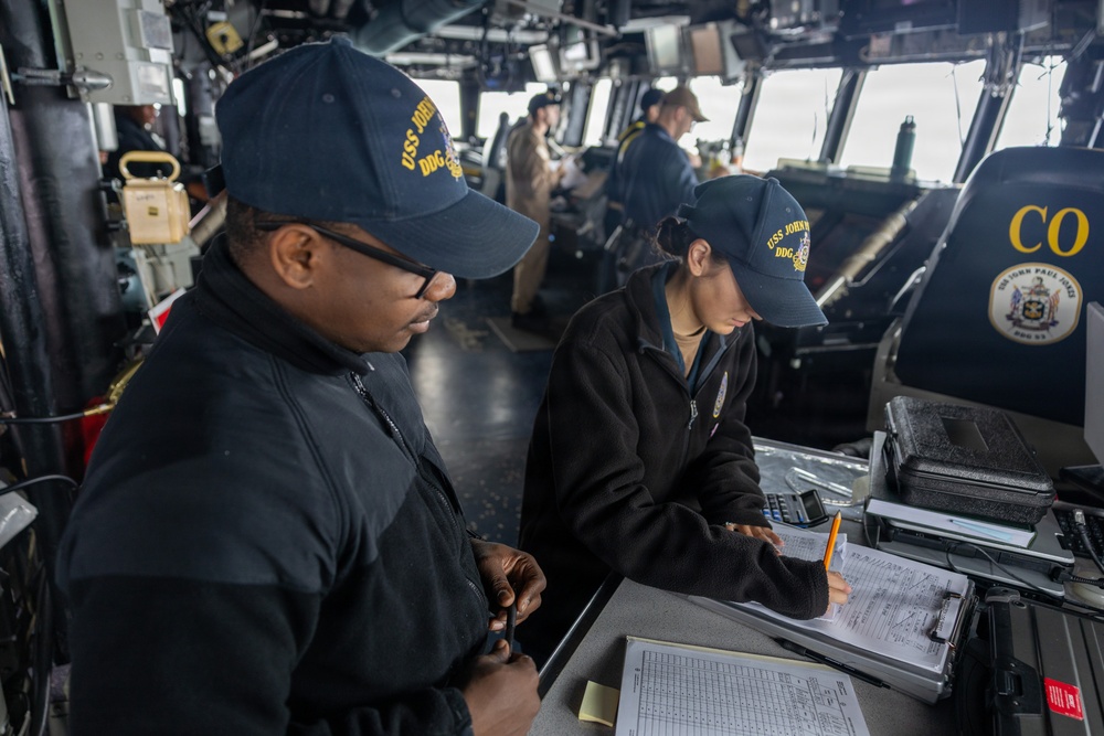 USS John Paul Jones (DDG 53) conducts routine operations