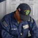 USS Frank Cable conducts gun shoot