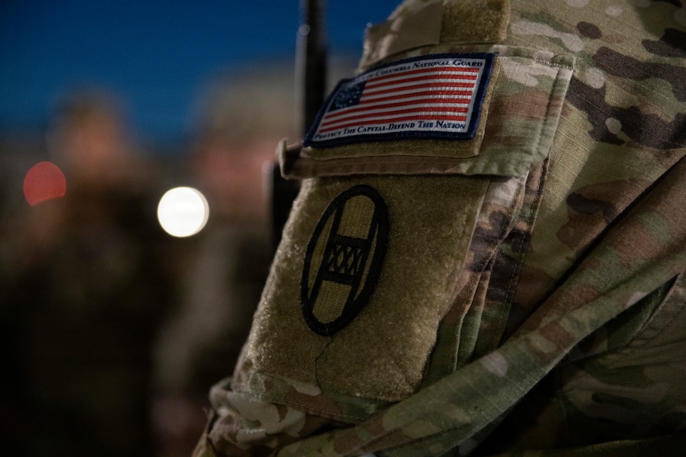 Secretary Doug Burgum visits JTF-DC Guardsmen