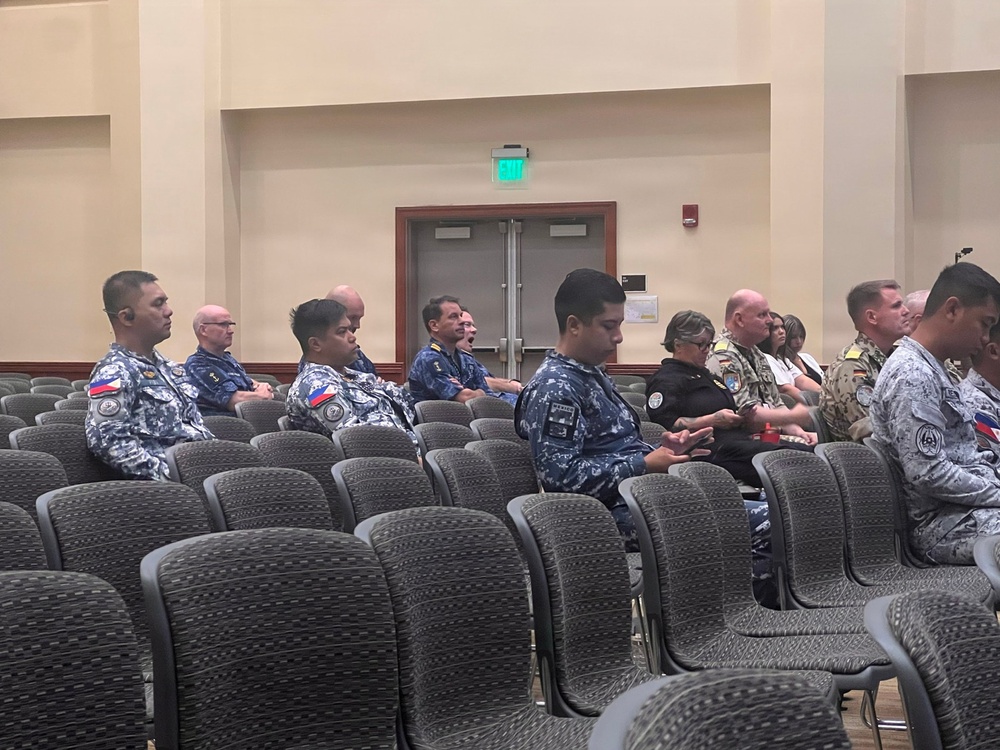 PCG personnel participate in RIMPAC 2026 NCAGS shipping briefing