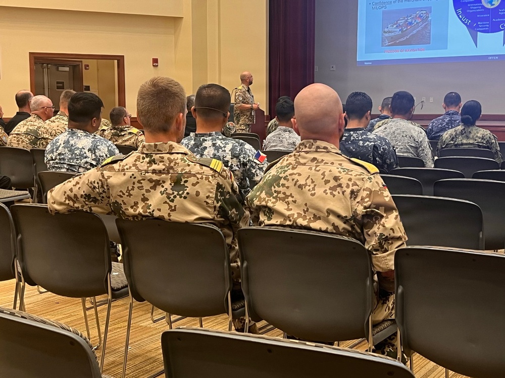 PCG personnel participate in RIMPAC 2026 NCAGS shipping briefing