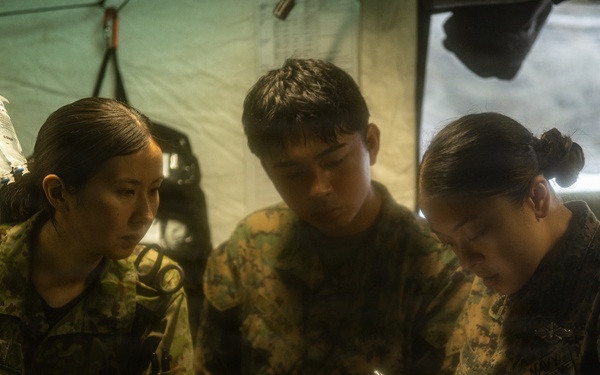 HIJYUDAI MANEUVER AREA, OITA, JAPAN – U.S. Marines with 3rd Medical Battalion Execute Billateral Medical Simulation During Exercise Resolute Dragon 26