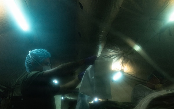 HIJYUDAI MANEUVER AREA, OITA, JAPAN – U.S. Marines with 3rd Medical Battalion Execute Billateral Medical Simulation During Exercise Resolute Dragon 26
