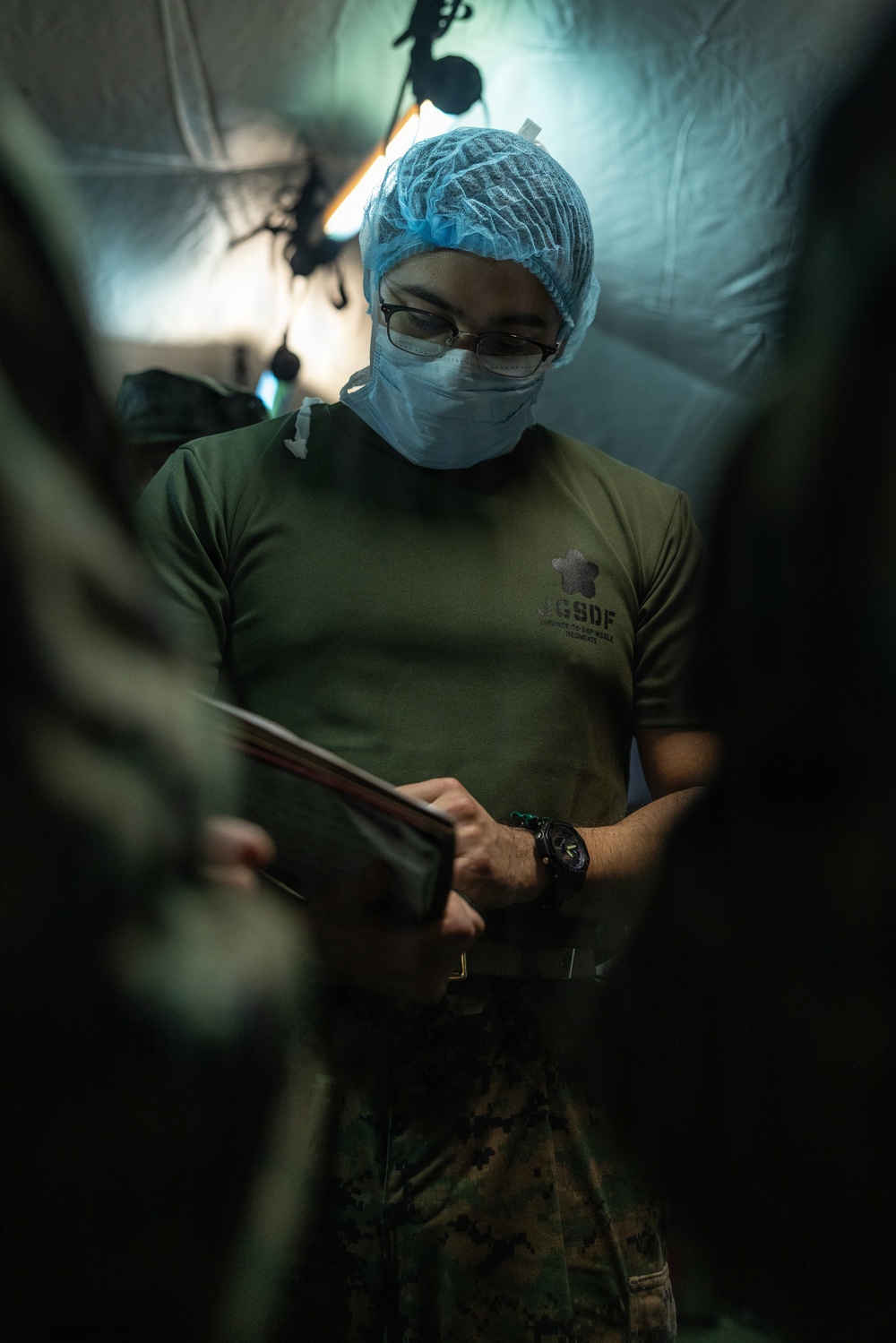 HIJYUDAI MANEUVER AREA, OITA, JAPAN – U.S. Marines with 3rd Medical Battalion Execute Billateral Medical Simulation During Exercise Resolute Dragon 26