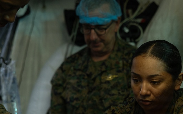 HIJYUDAI MANEUVER AREA, OITA, JAPAN – U.S. Marines with 3rd Medical Battalion Execute Billateral Medical Simulation During Exercise Resolute Dragon 26