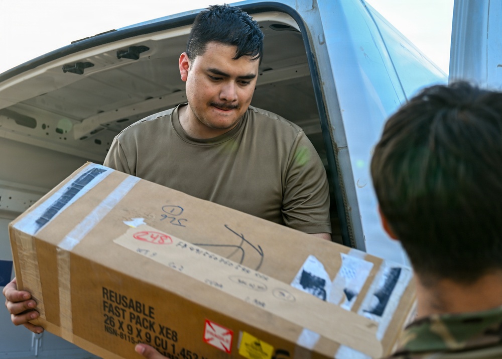 TMO delivers packages in CENTCOM