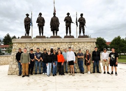 Fort McCoy executive officer leads Commemorative Area tour for Army Reserve Soldiers