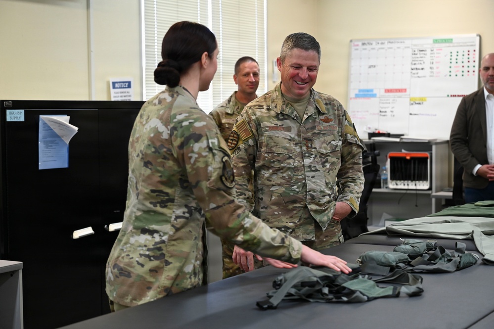 COMAFSOC Command Team visits Kadena Air Base