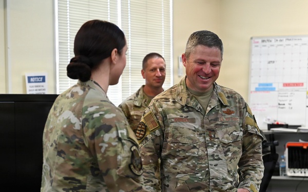 COMAFSOC Command Team visits Kadena Air Base