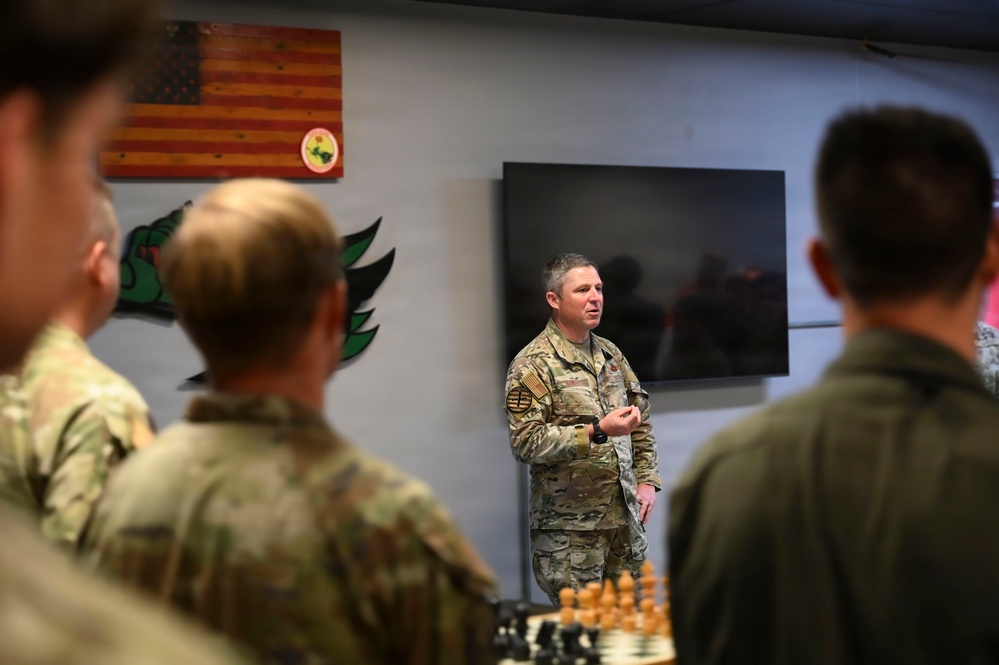 COMAFSOC Command Team visits Kadena Air Base
