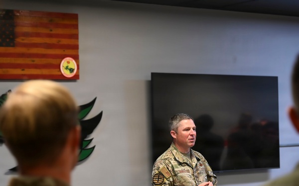 COMAFSOC Command Team visits Kadena Air Base
