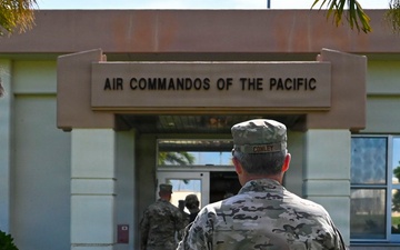 COMAFSOC Command Team Visits Kadena Air Base