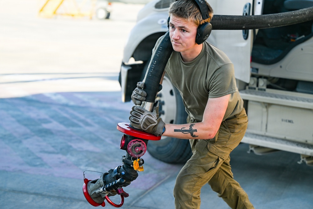 Filling the tank: Fuels Airmen support tactical airlift in CENTCOM