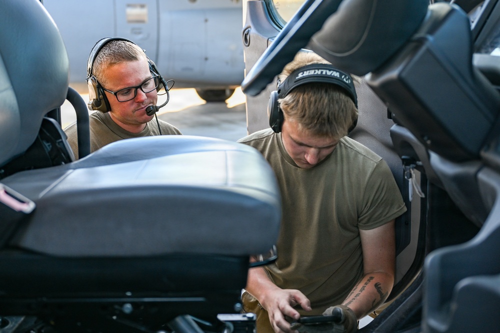 Filling the tank: Fuels Airmen support tactical airlift in CENTCOM