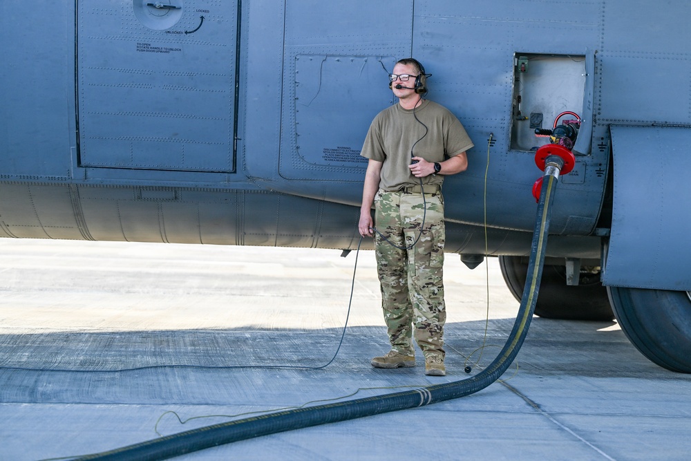 Filling the tank: Fuels Airmen support tactical airlift in CENTCOM