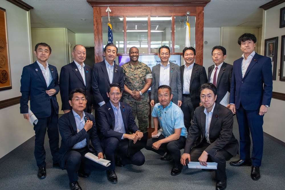 Japan House of Representatives visit Yokota Air Base