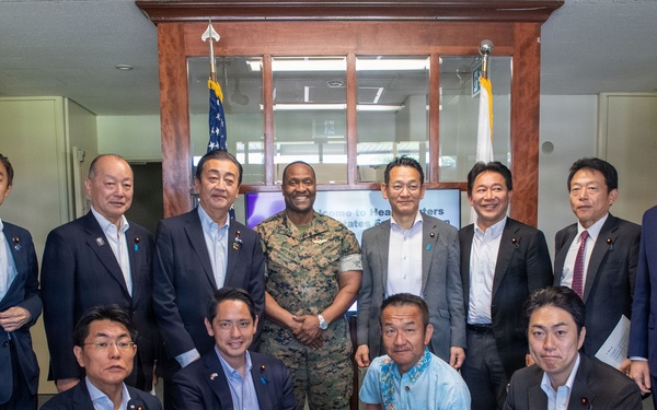 Japan House of Representatives visit Yokota Air Base